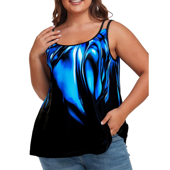 Plus-size women's tank top for the summer