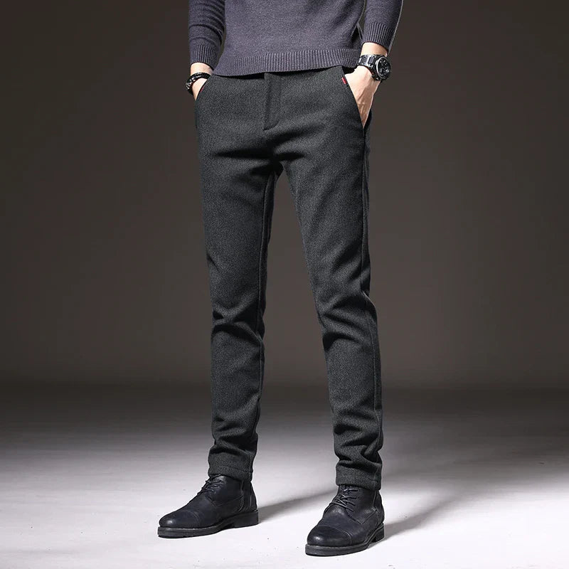 Men's - Pants - Slim Fit - Stretch Fabric - Perfect for Stylish Everyday Wear