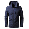 Men's jacket Waterproof hooded jacket - Windbreaker Elasticated coat for men