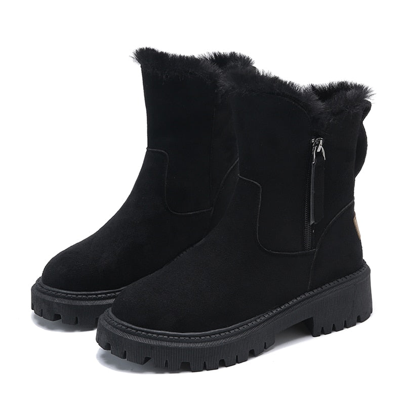 Ankle snow boots