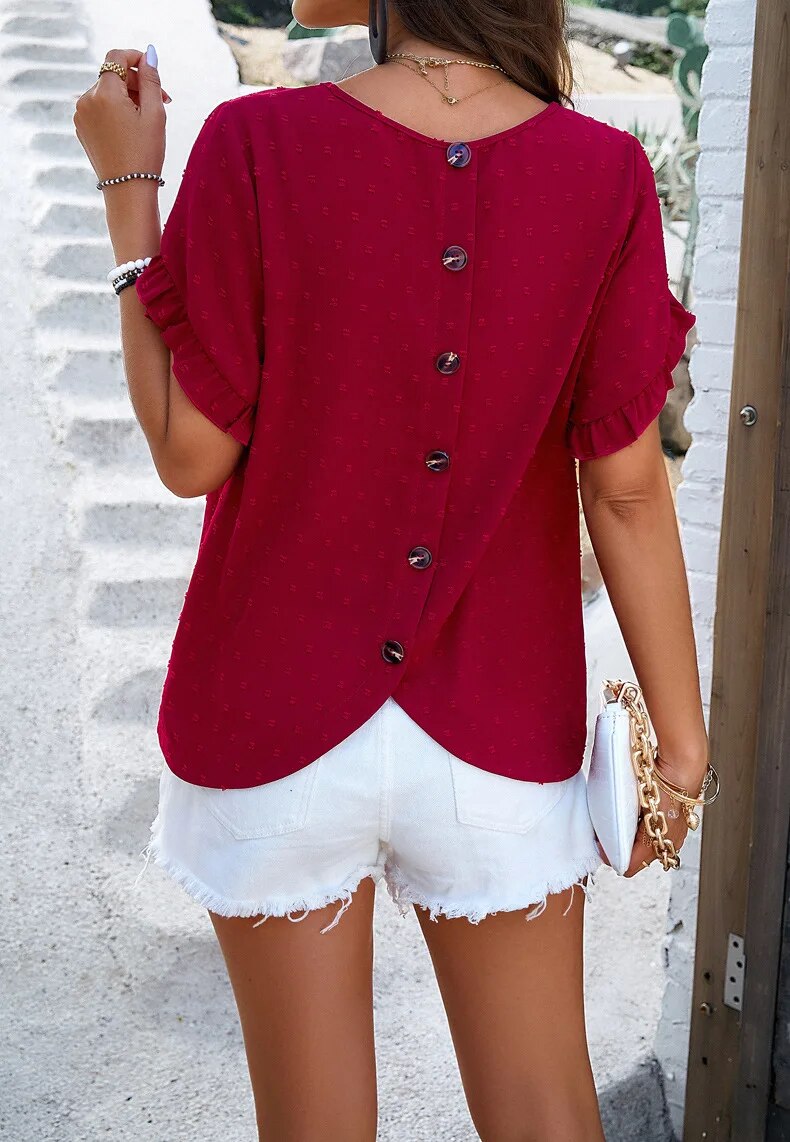 Short-sleeved top