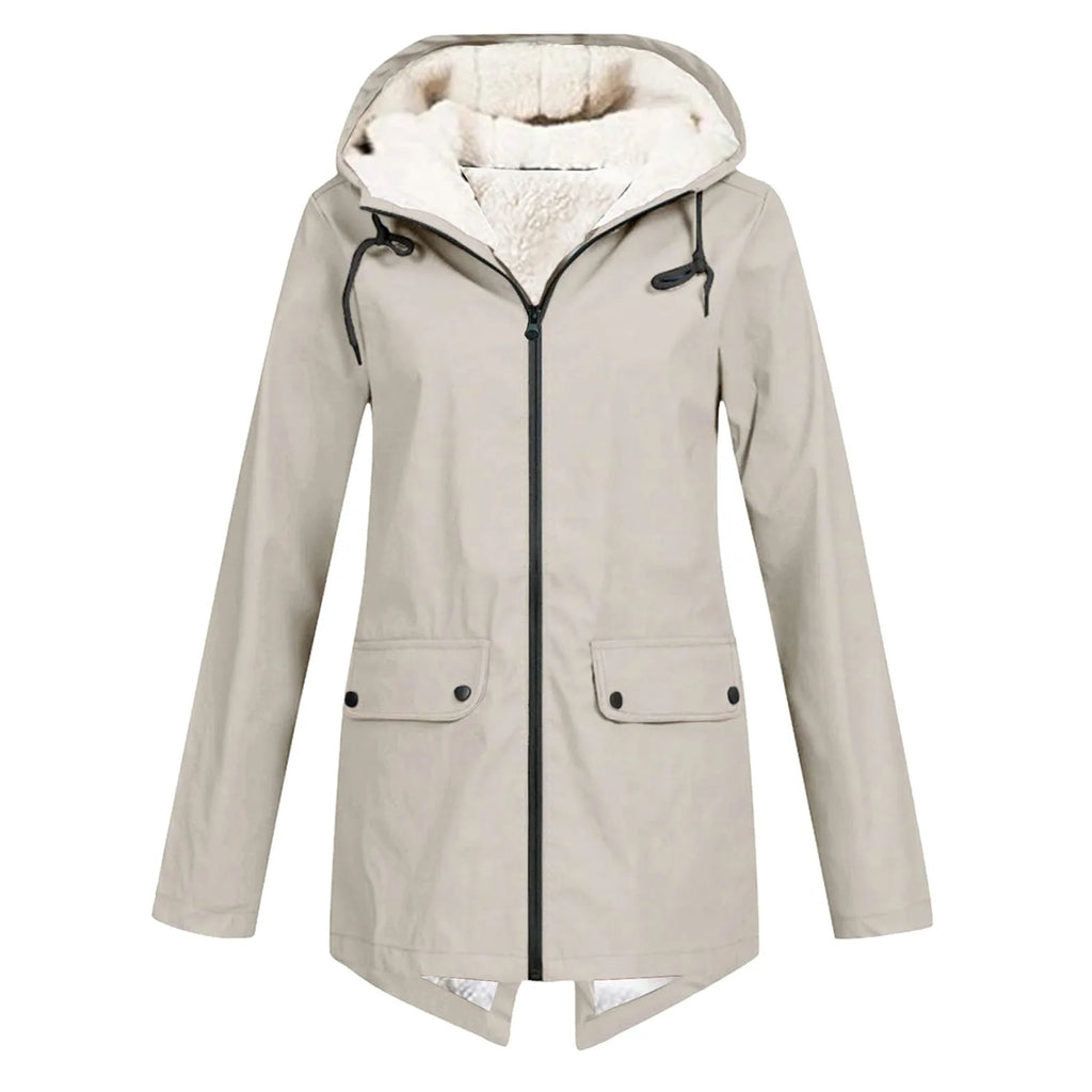 Women's - Windbreaker Jacket - Waterproof - Stylish Outdoor Essential for Rainy Days - Perfect Travel Companion