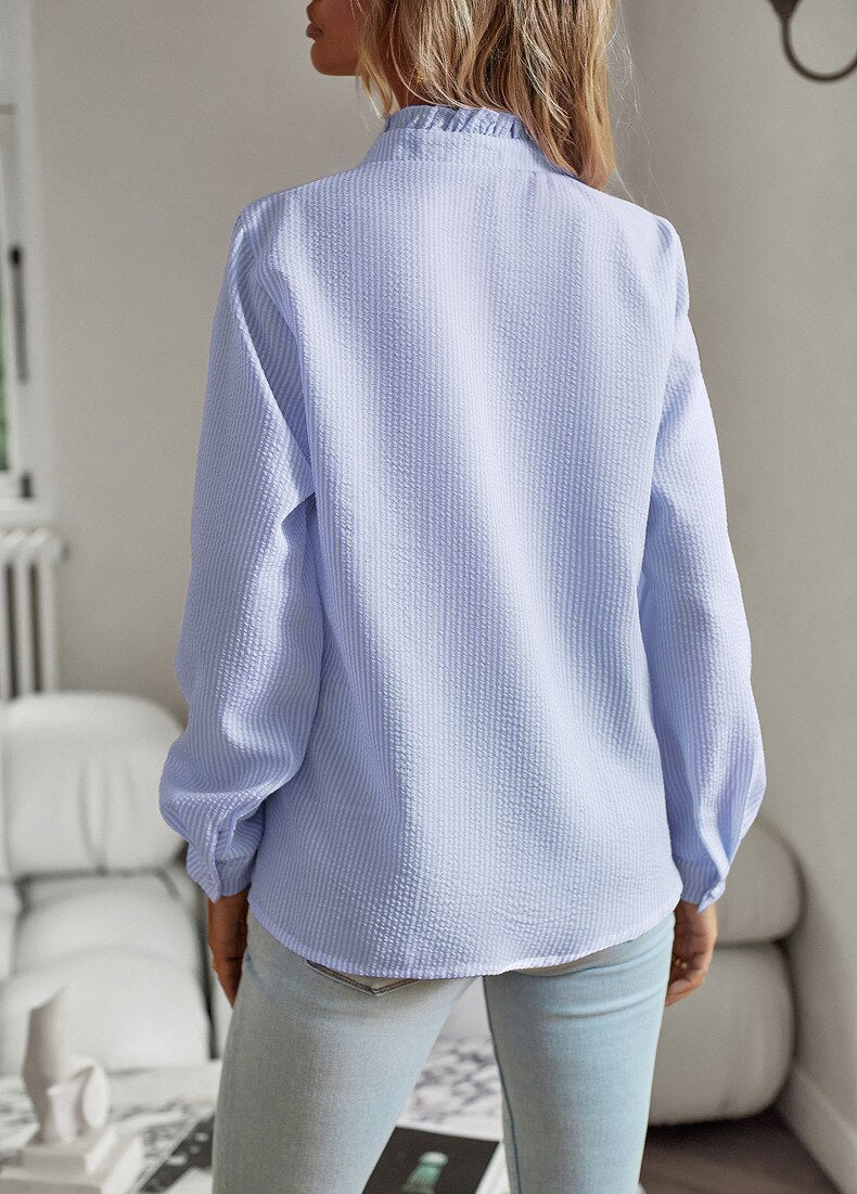 Elegant frill shirt