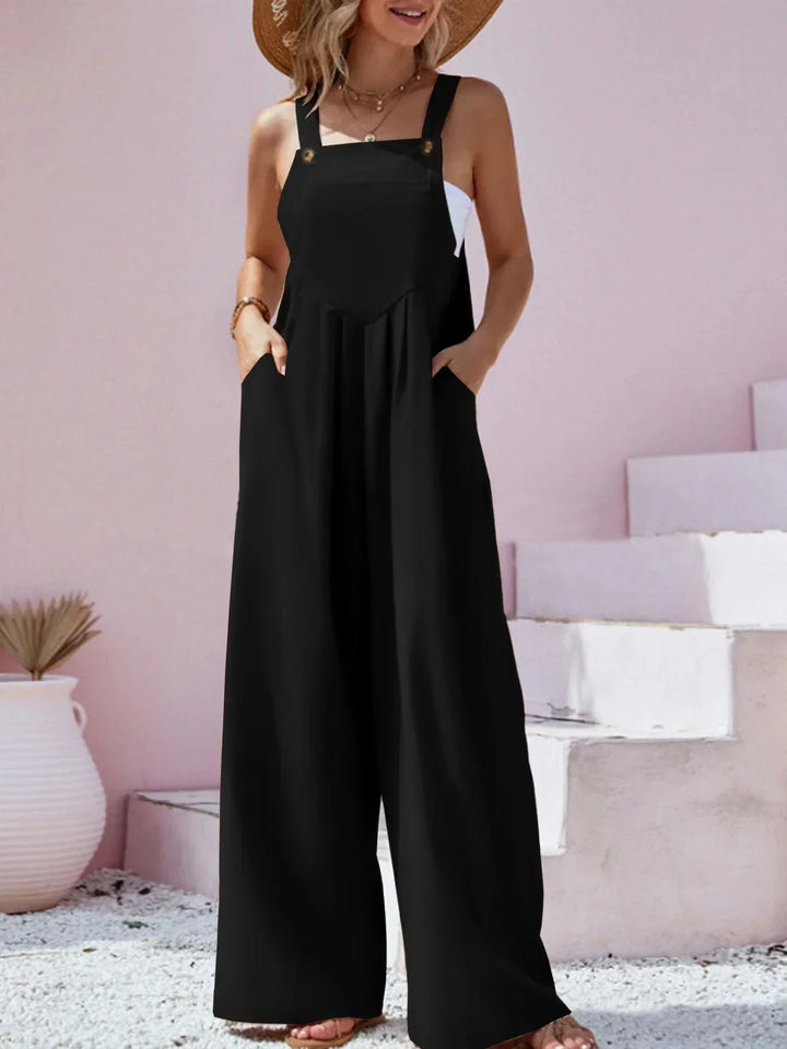 Jumpsuit with wide leg