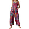 Style women's jumpsuits - Summery jumpsuits with multicolour pattern