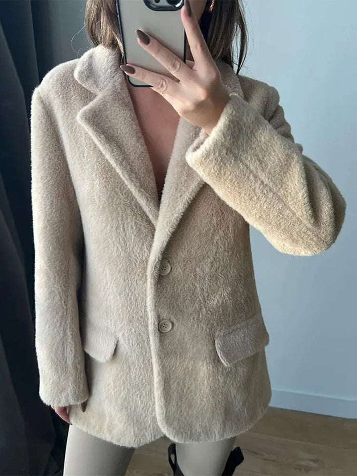 Fashion plush coat