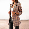 Chic checked blazer