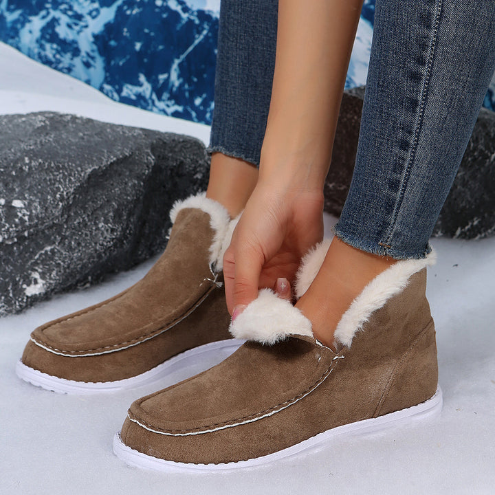 Fashion flat snow boots