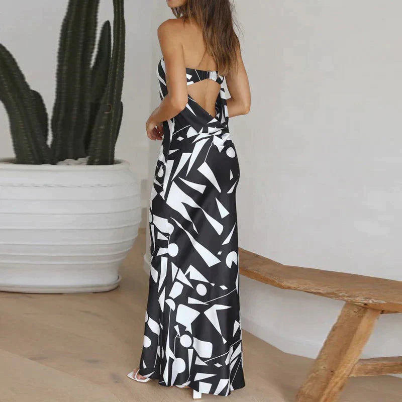 Fashion Print Bodycon Beach Dress