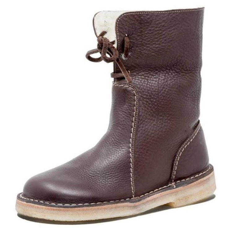 Women's - Winter Boots - Fur-Lined & Waterproof - Stylish Cold Weather Footwear