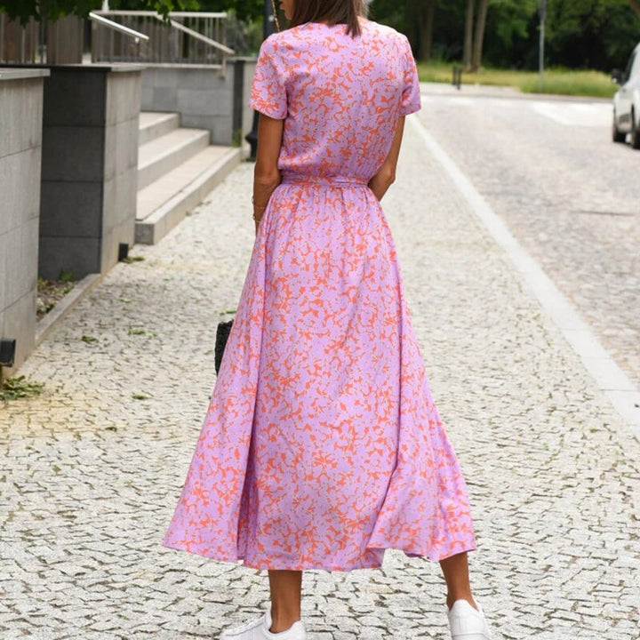 Dress with floral print spring/summer