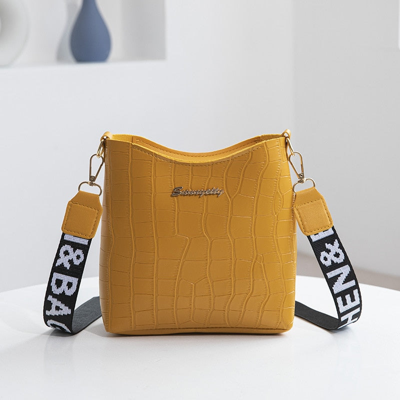 Ladies Mini Crossbody Bucket Handbag