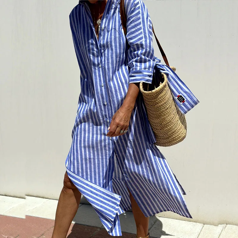 Elegant striped dress