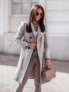 Mid-length winter coat