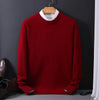 Men - Stylish Jumper - Cozy Knit Fabric - Trendy Casual Knitwear