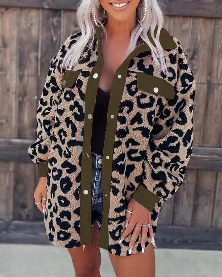 Fashion Leopard coat