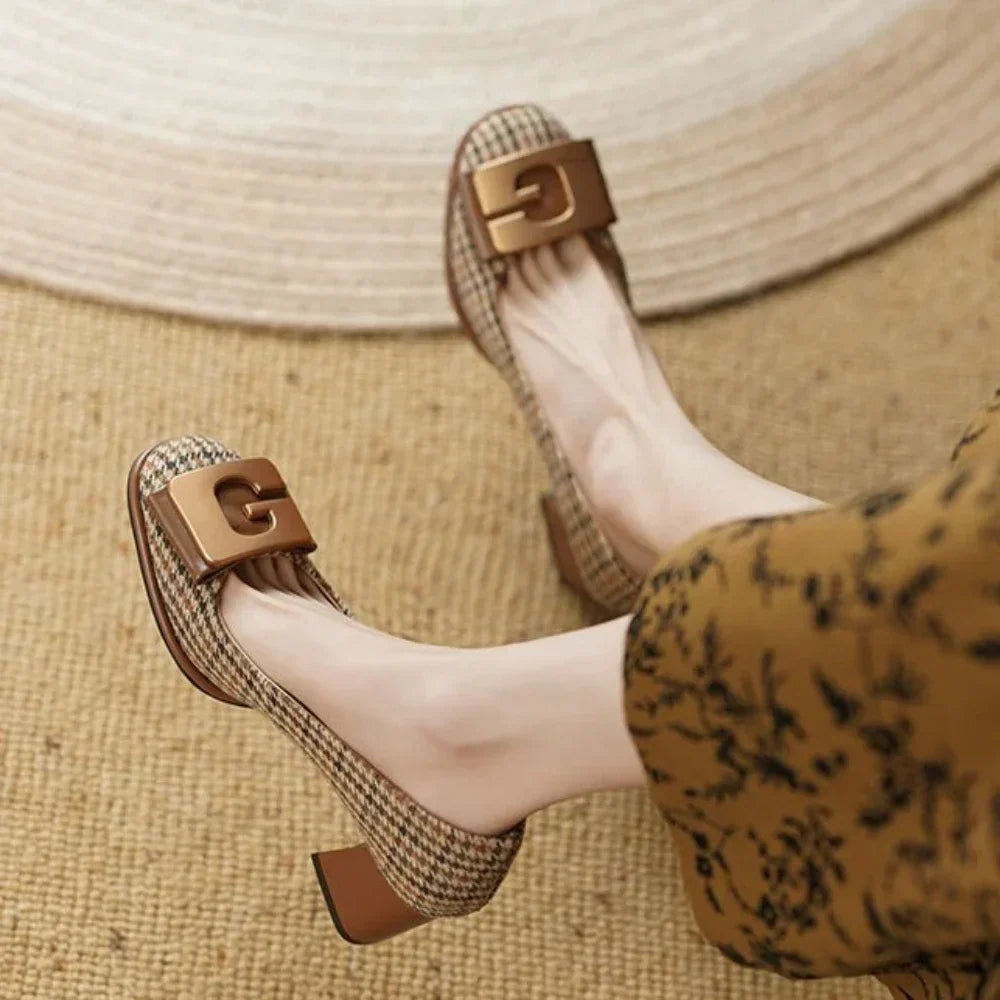 Women's - Pump Shoes - Joyful Sprinkle Design - Stylish and Comfortable Footwear for Everyday Wear