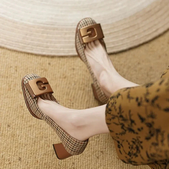 Women's - Pump Shoes - Joyful Sprinkle Design - Stylish and Comfortable Footwear for Everyday Wear