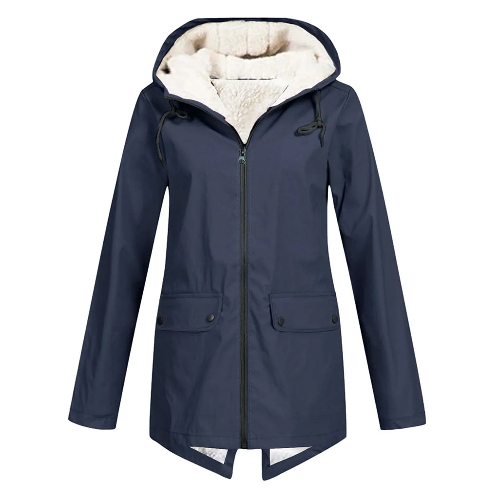 Women's - Windbreaker Jacket - Waterproof - Stylish Outdoor Essential for Rainy Days - Perfect Travel Companion