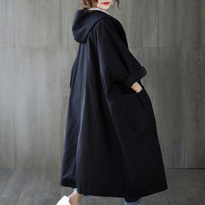 Cosy gabardine trench coat