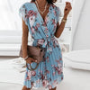 Elegant dress with floral print