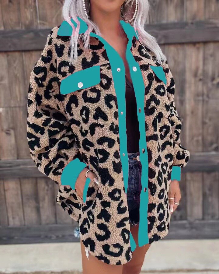 Fashion Leopard coat