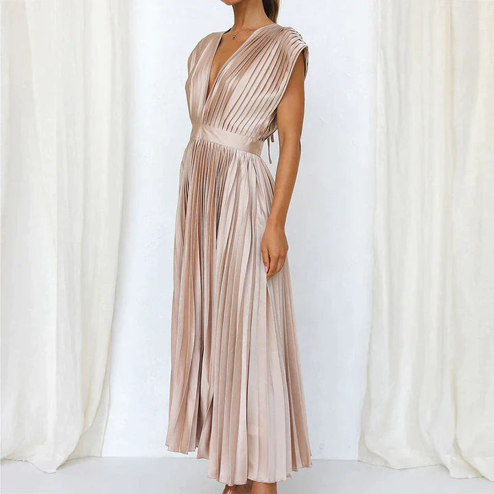 Elegant Pleated Dress