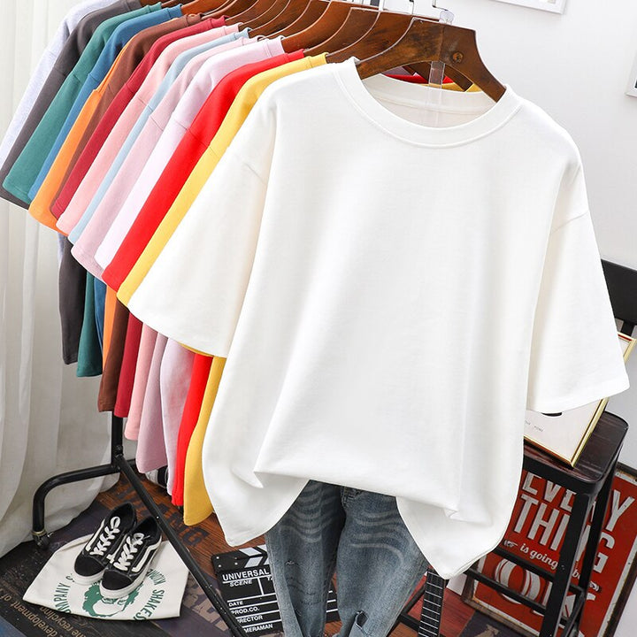 Cosy cotton T-shirt in large sizes