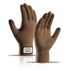 Gloves Knitted warm touchscreen gloves for cycling