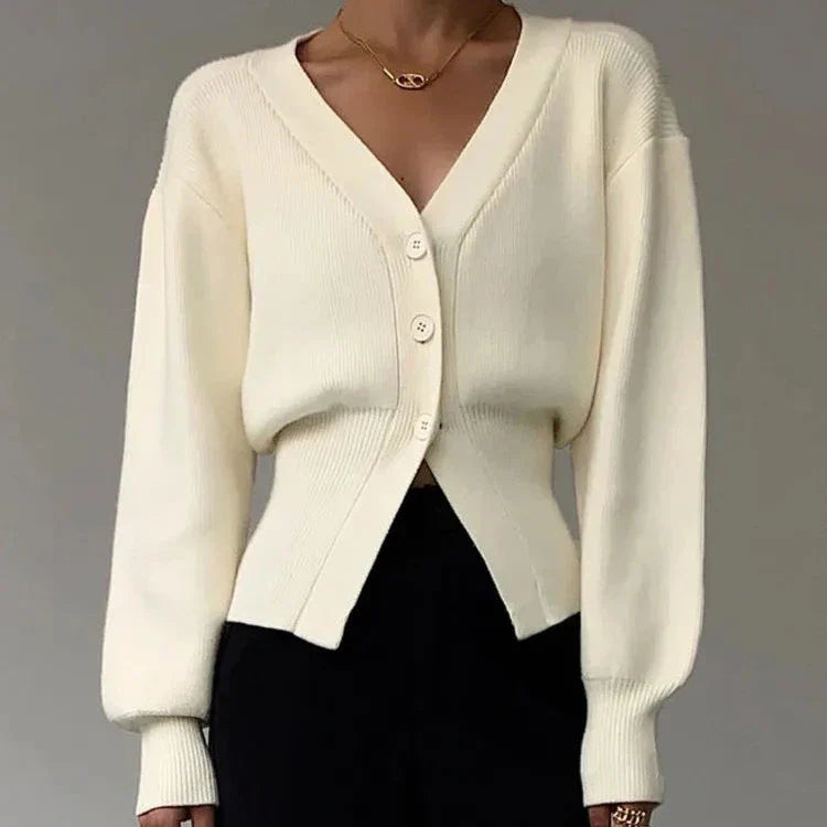 Women's - Cosy Knit Sweater - Soft Fabric - Essential Wardrobe Staple