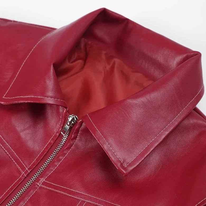 Fashion leather jacket