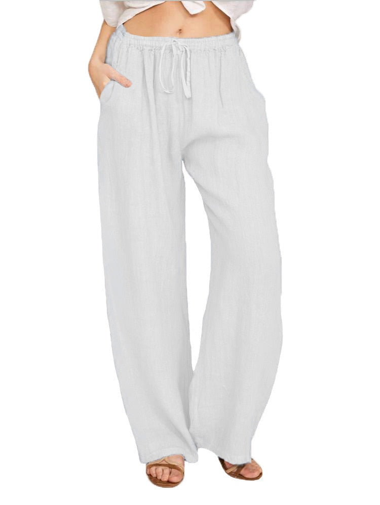 New loose cotton hemp trousers: Comfortable women's casual wear