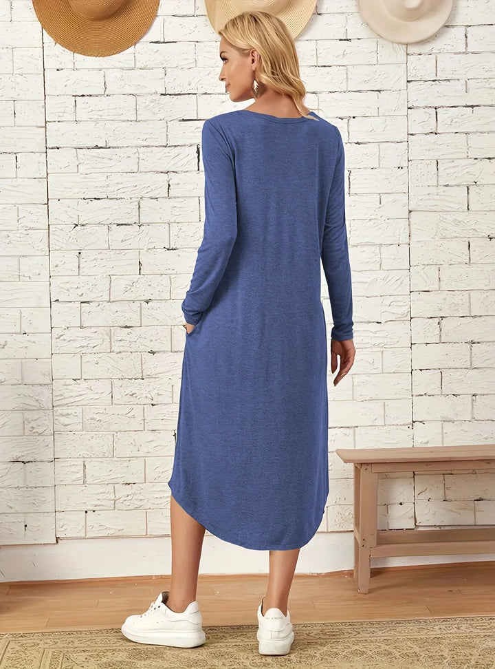 Long-sleeved casual dress