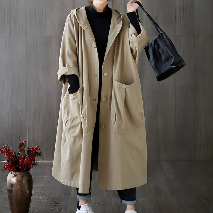 Timeless elegance Oversized trench coat