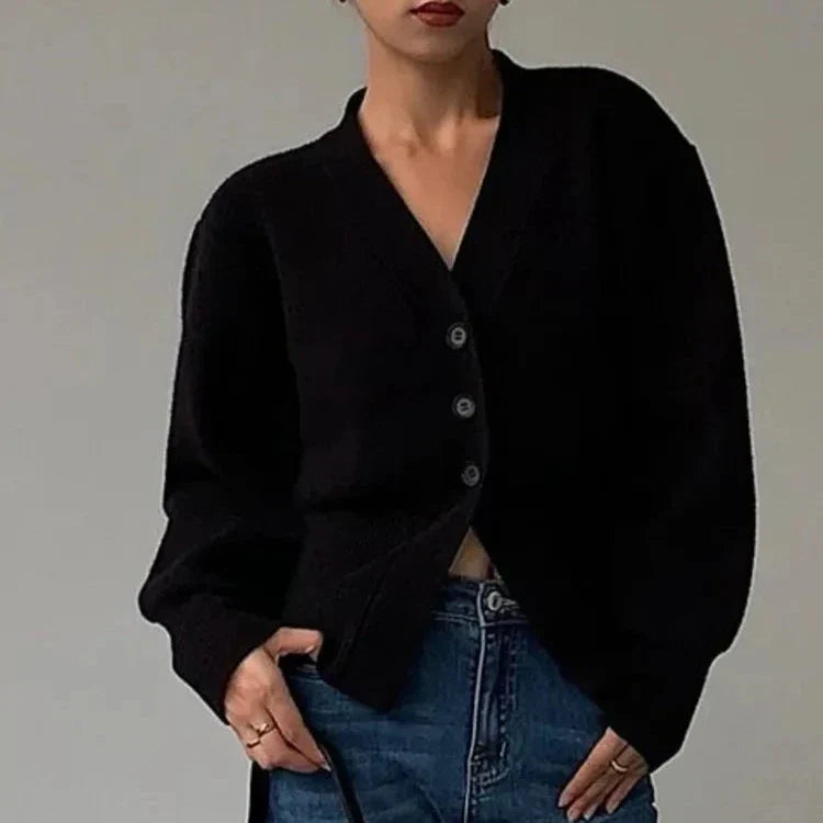 Women's - Cosy Knit Sweater - Soft Fabric - Essential Wardrobe Staple