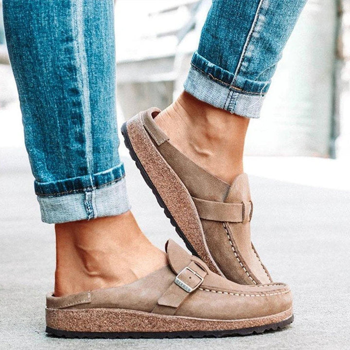 Women's - Suede Loafers - Stylish Comfort - Perfect for Everyday Wear - Footwear