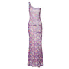 Women's - Floral Maxi Dress - Breezy Cotton Blend - Perfect for Any Occasion