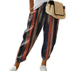 Trousers with elasticated waist and drawstring