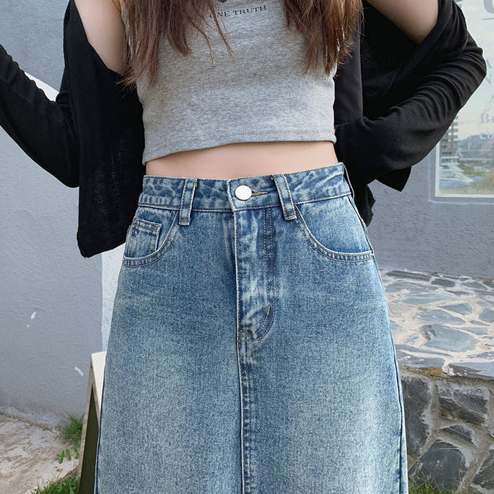 Ingenious denim skirt