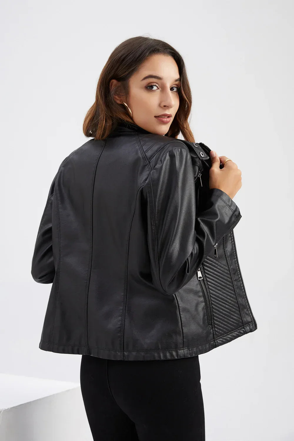 Fashionable Leather Jacket For Women