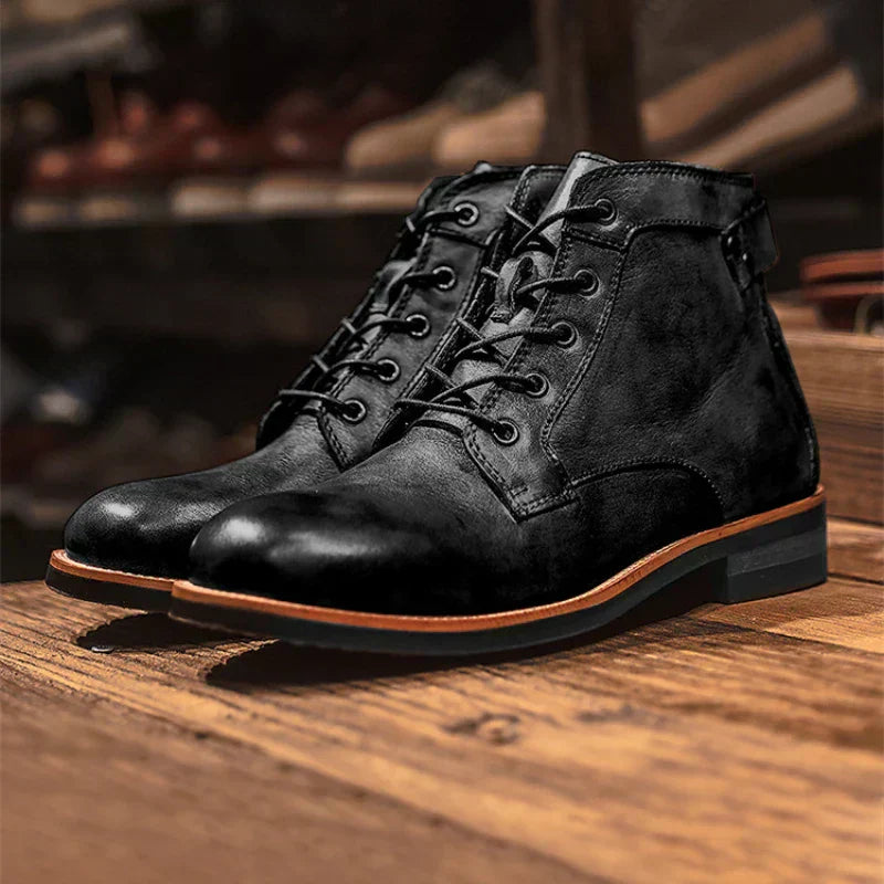 Men's - High Boots - Leather - Comfortable Sleek Design