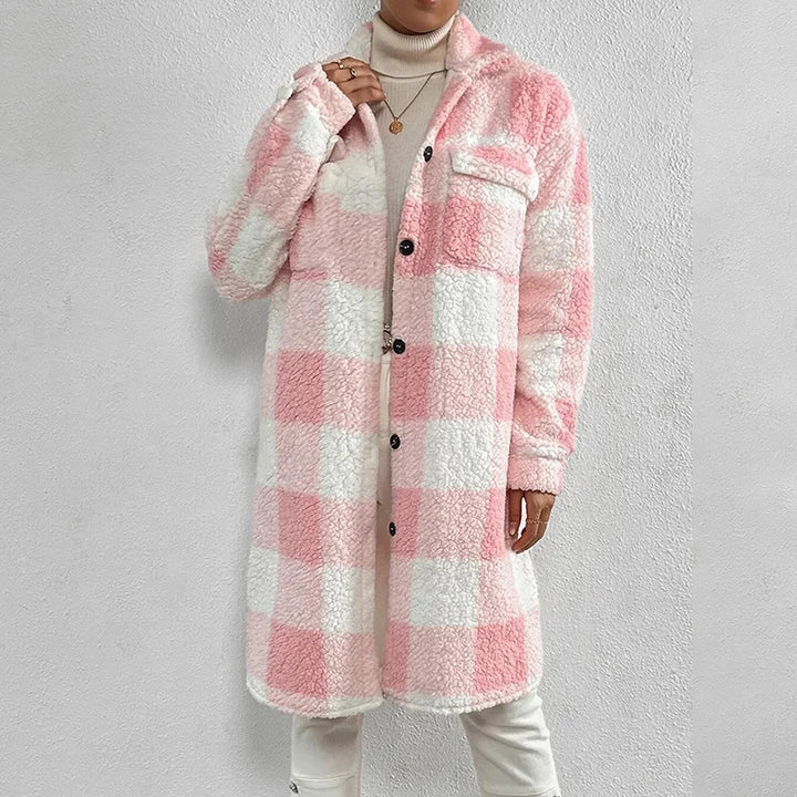 Giovana™ | Check jacket with polar fleece