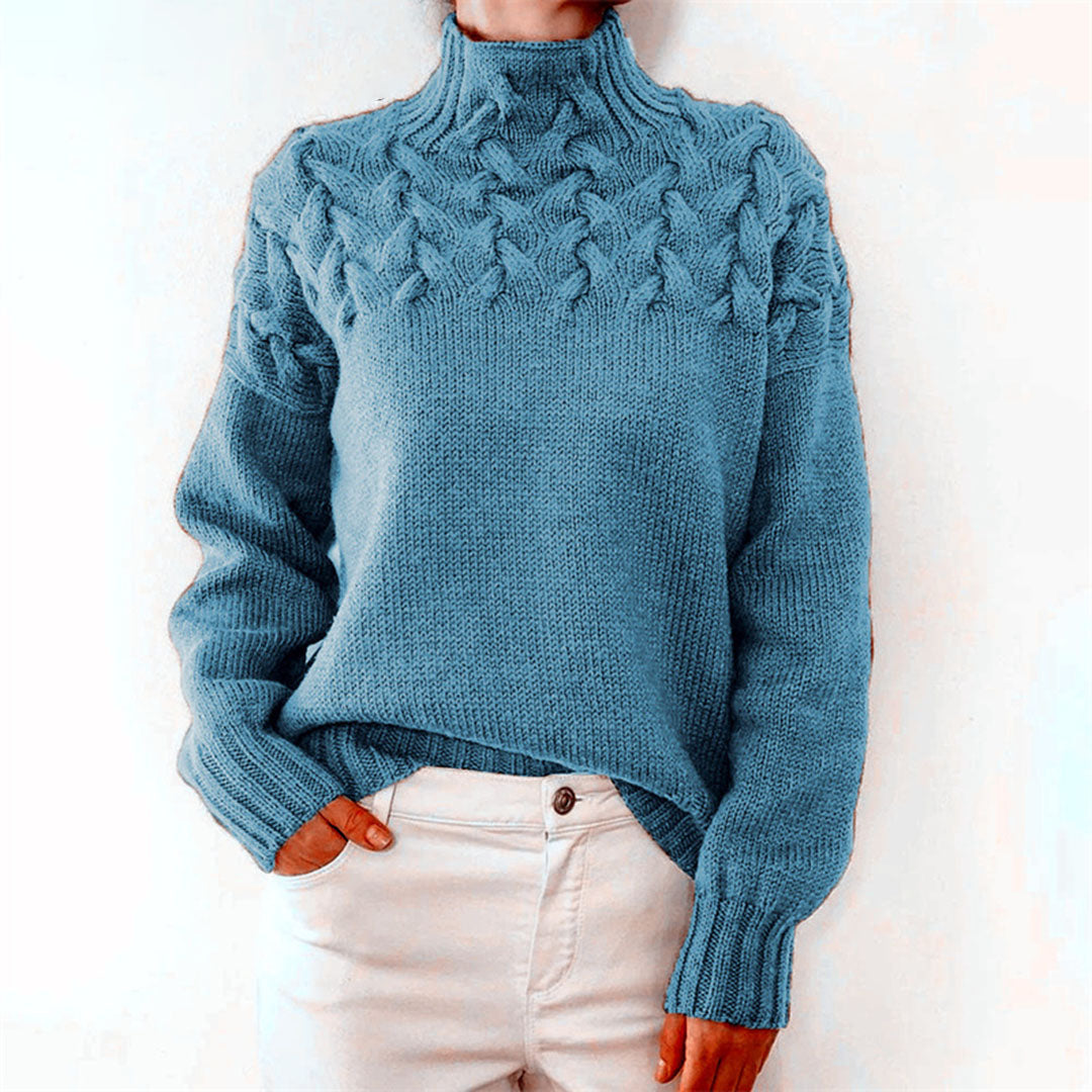 Women's - Knit Sweater - Cashmere - Cosy Style for Effortless Elegance