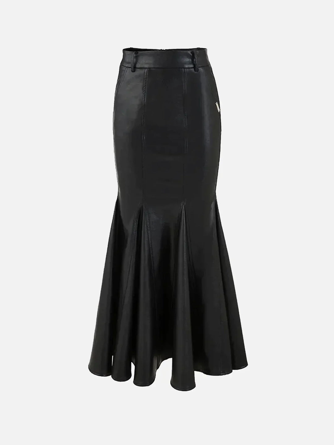 Leather street skirt