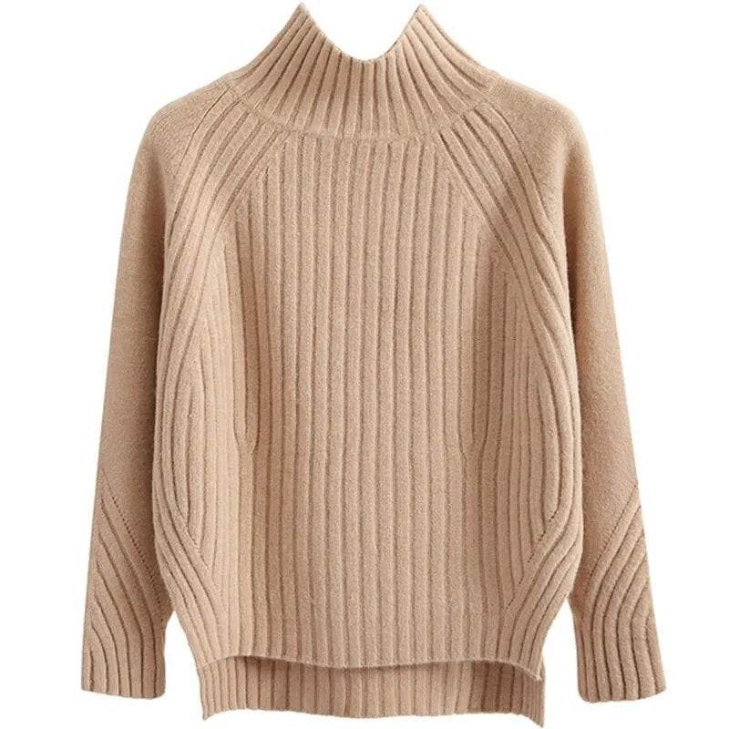 Jumper with turtleneck