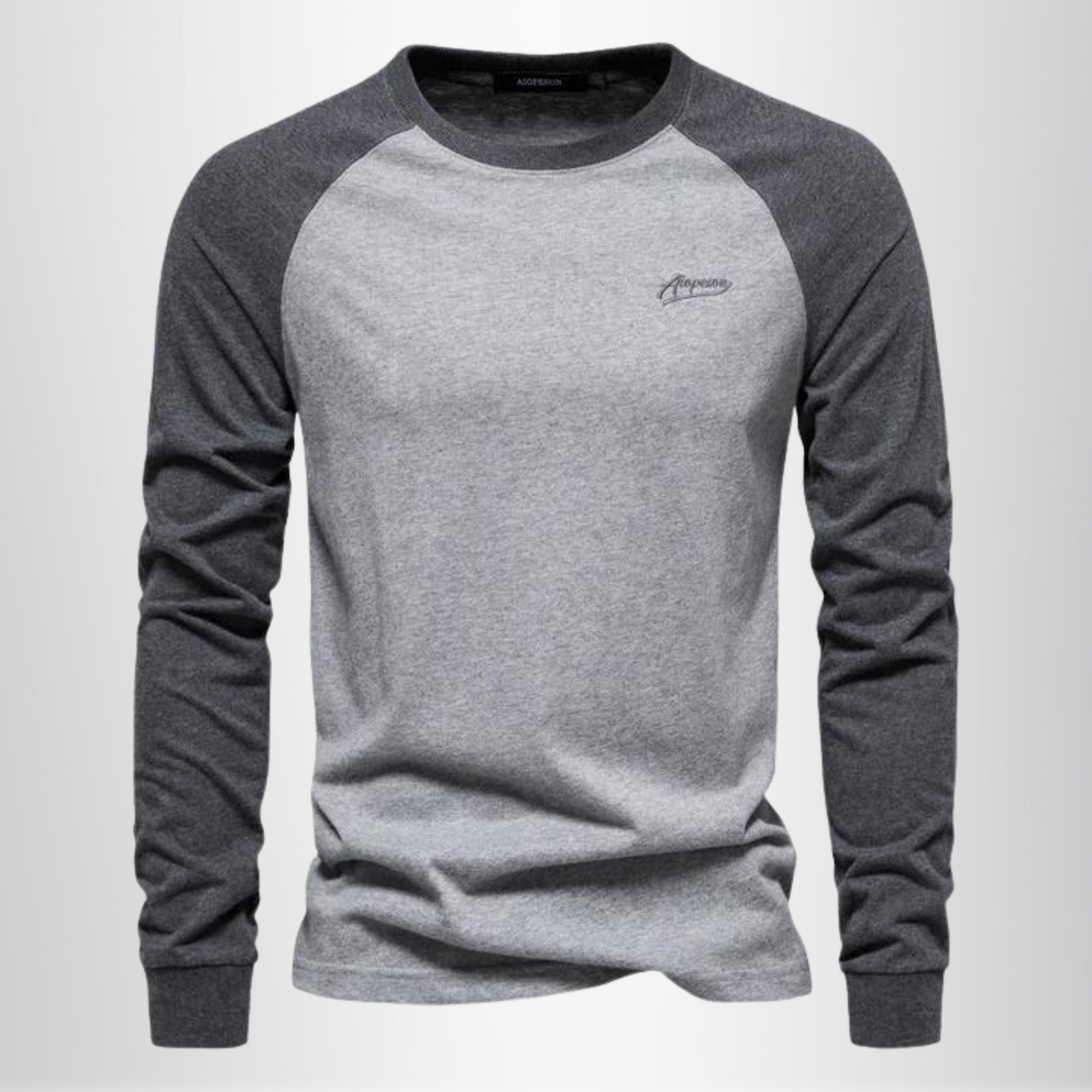 Men's - Long Sleeve T-Shirt - Soft Cotton Blend - Casual Everyday Wear