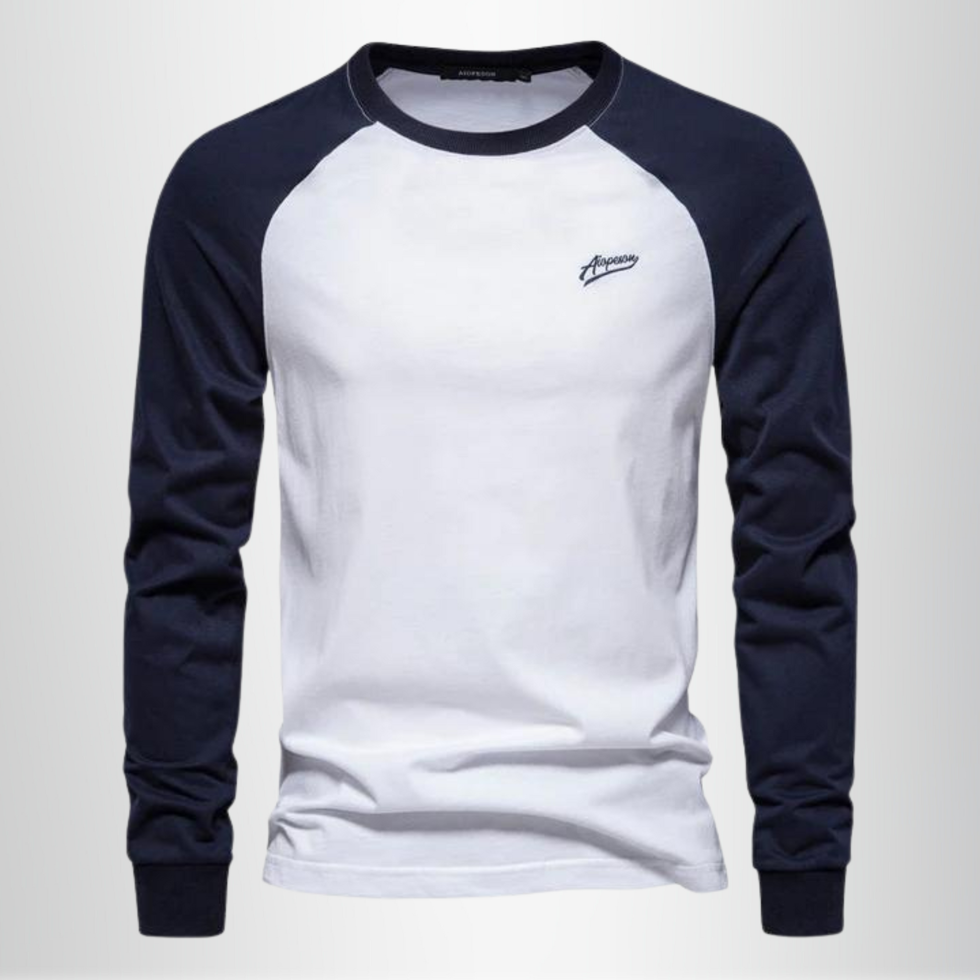Men's - Long Sleeve T-Shirt - Soft Cotton Blend - Casual Everyday Wear