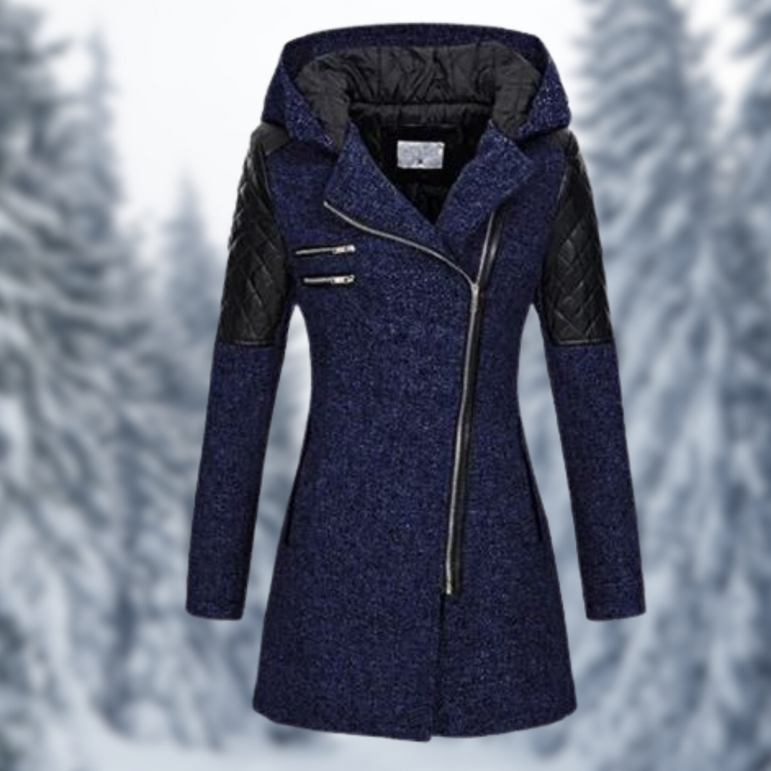 Women's coat with zip