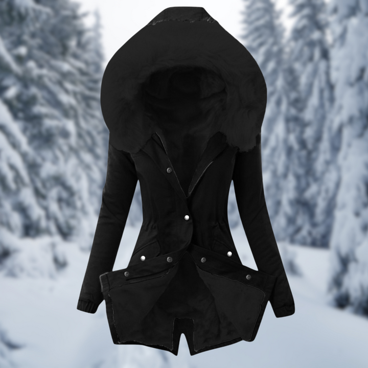 Cotton jacket with hood