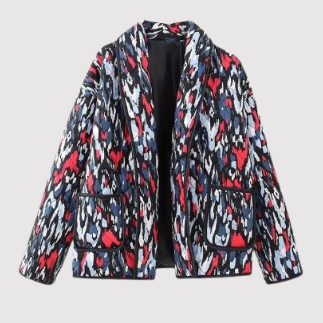 Fashion Vintage Print Jacket